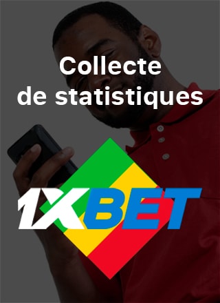 1xbet collecte de statistiques